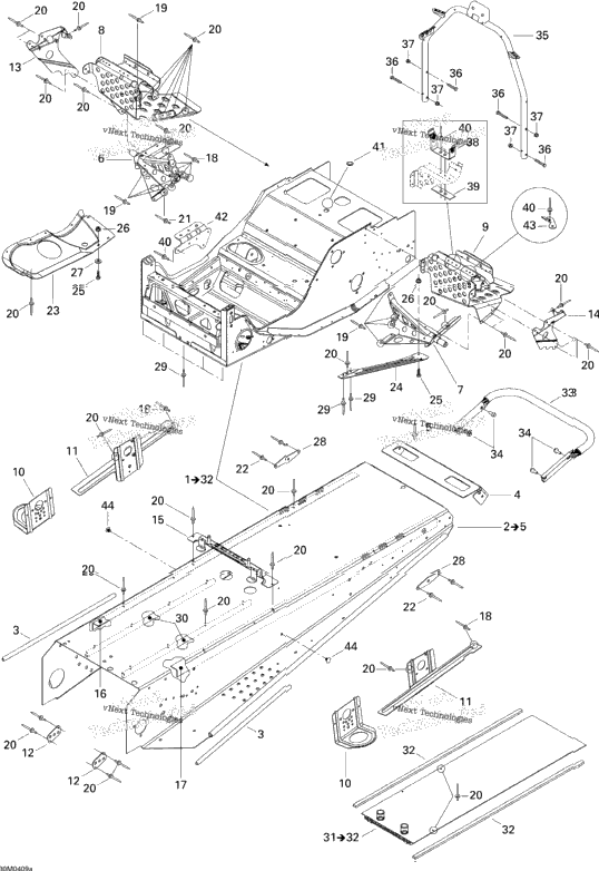 Frame (2 Passengers Seat)