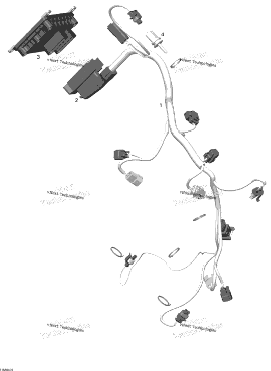 Wiring Harness, Electronic Module