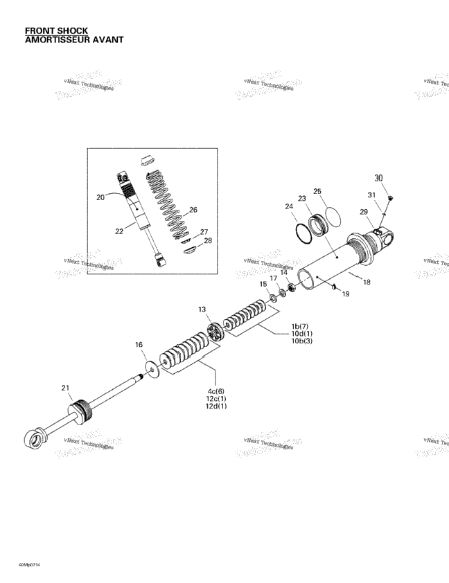 Front Take Apart Shocks