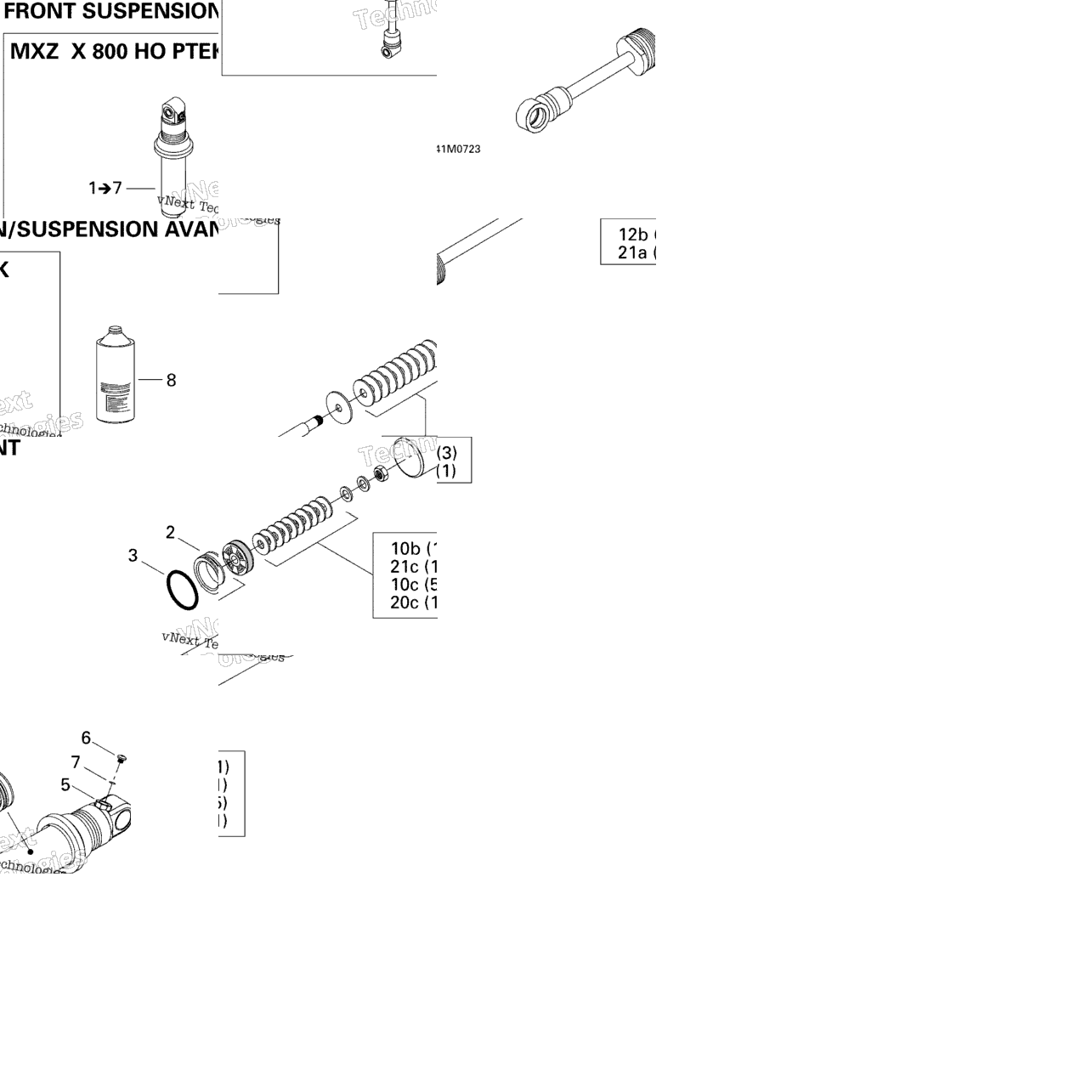 Take Apart Shock, Front X