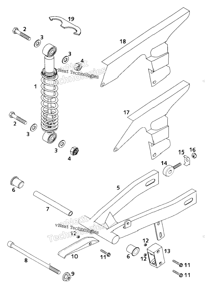 Swingarm, Shock Absorber