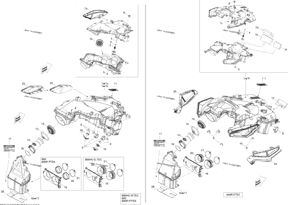 Air Intake System 600Ho Etec