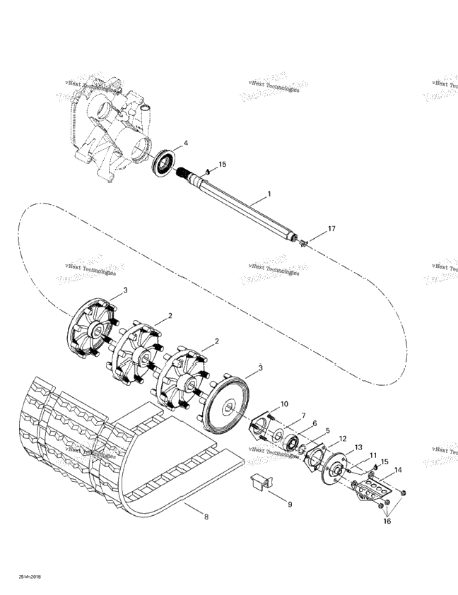 Drive Axle And Track