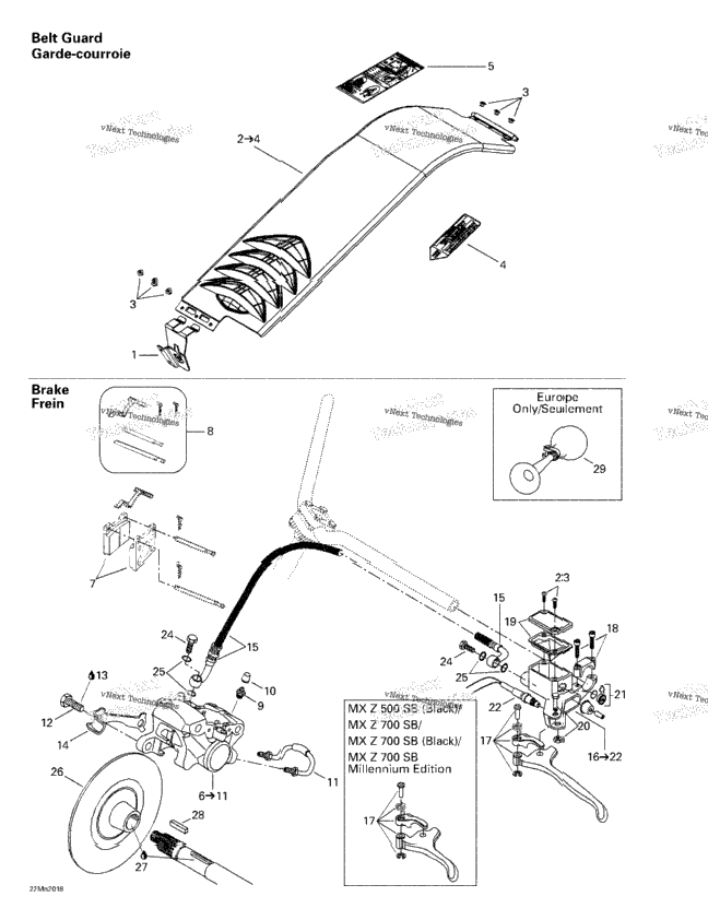 Hydraulic Brake And Belt Guard