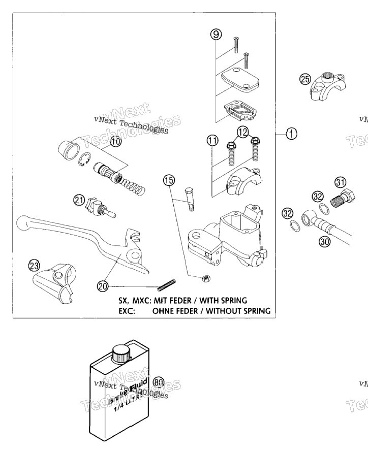 Hand Brake Cylinder