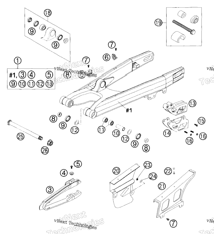 Swingarm, Chain Guard