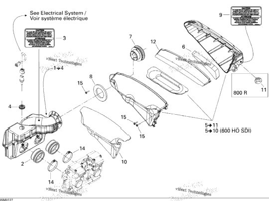 Air Intake System 800R