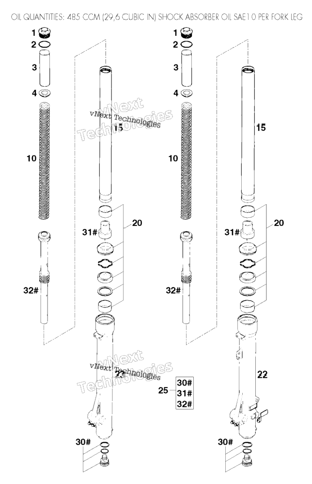 Fork Legs Paioli