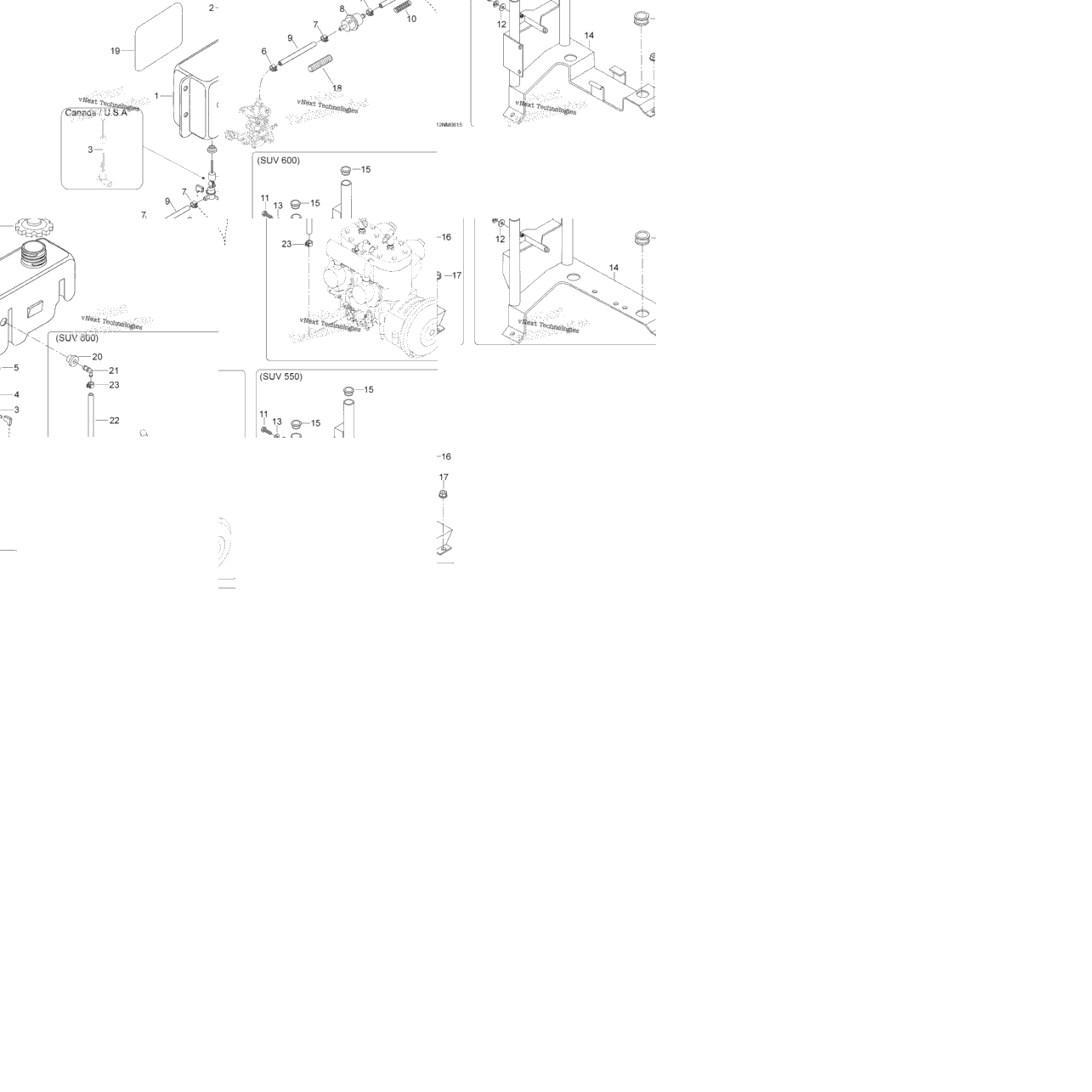 Oil System , 550F Suv