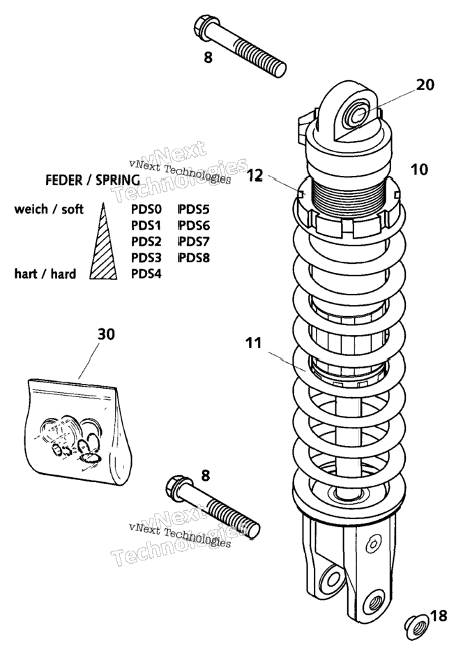 Shock Absorber Wp Pds