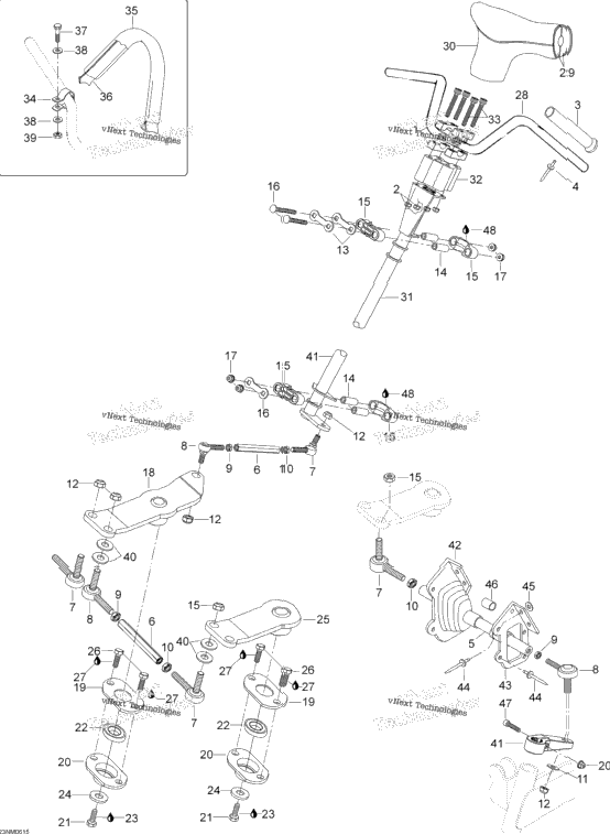 Steering System , 500F Suv
