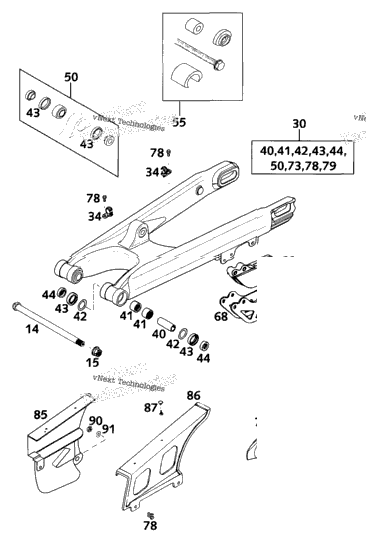 Swingarm, Chain Guard