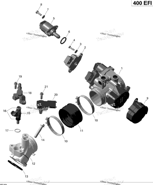 Air Intake Manifold And Throttle Body