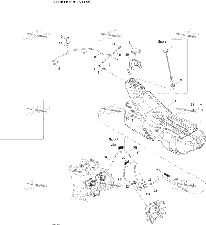 Fuel System 500 Ss