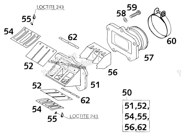 Reed Valve Case For Oilpump