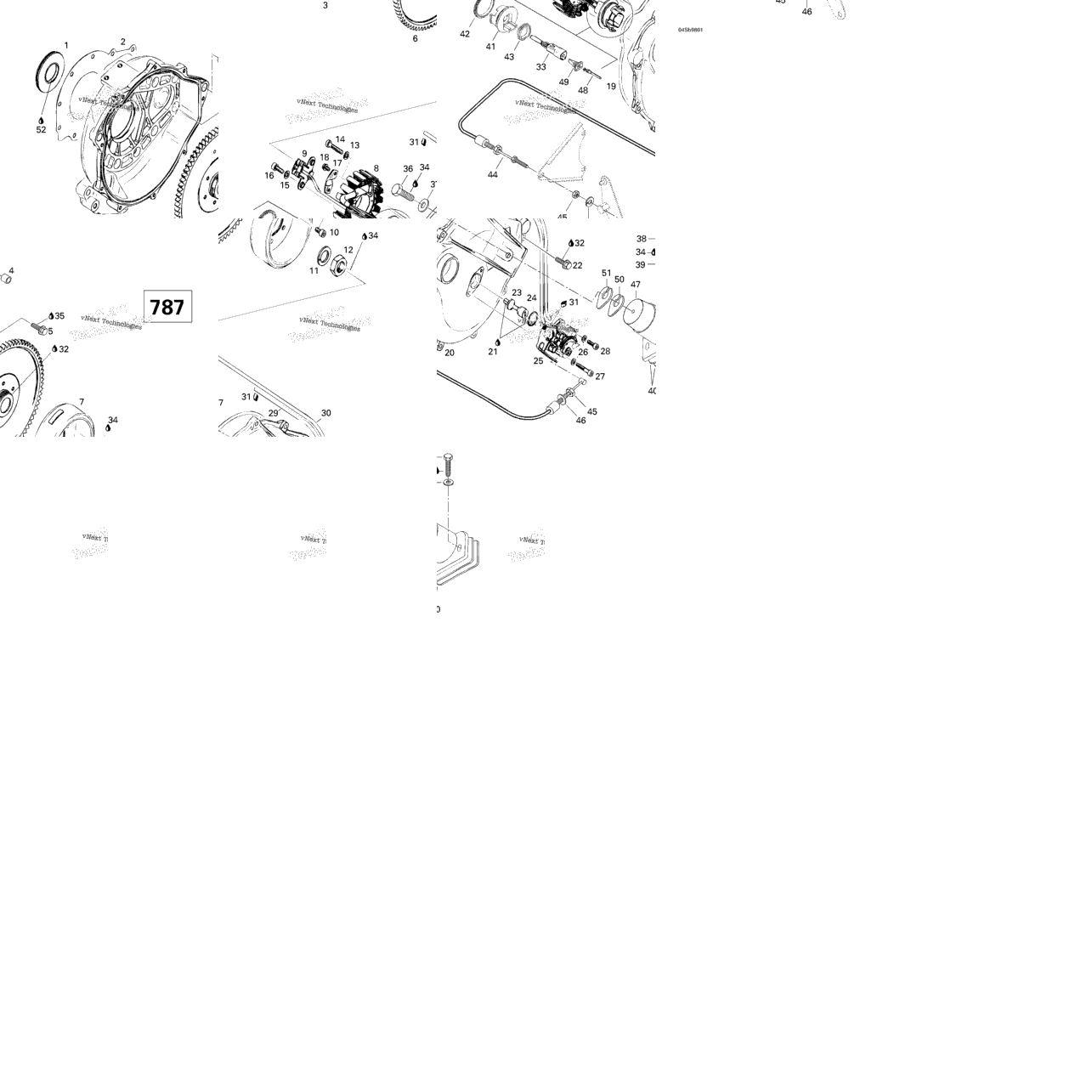 Magneto, Oil Pump (787)