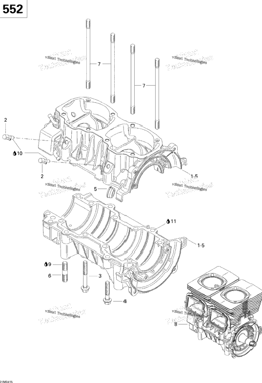 Crankcase (552)