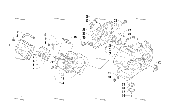 Cylinder And Crankcase