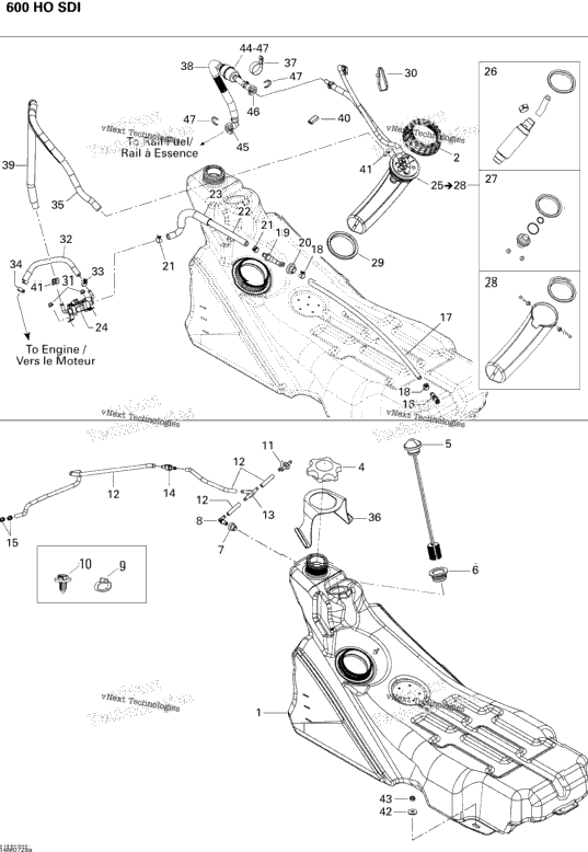 Fuel System 600 Ho Sdi