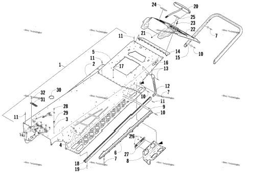 Tunnel, Rear Bumper, And Taillight Assembly
