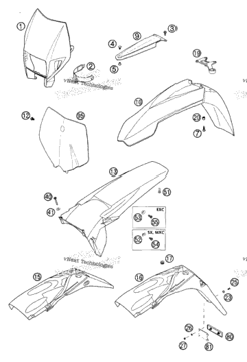 Mask, Fenders