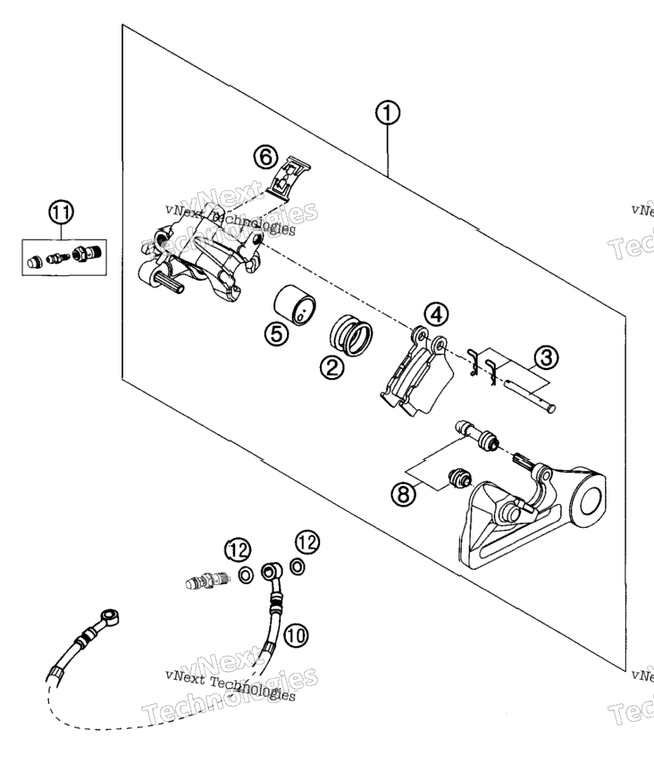 Brake Caliper Rear