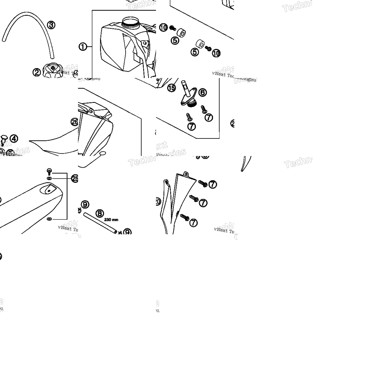 Tank, Seat, Cover