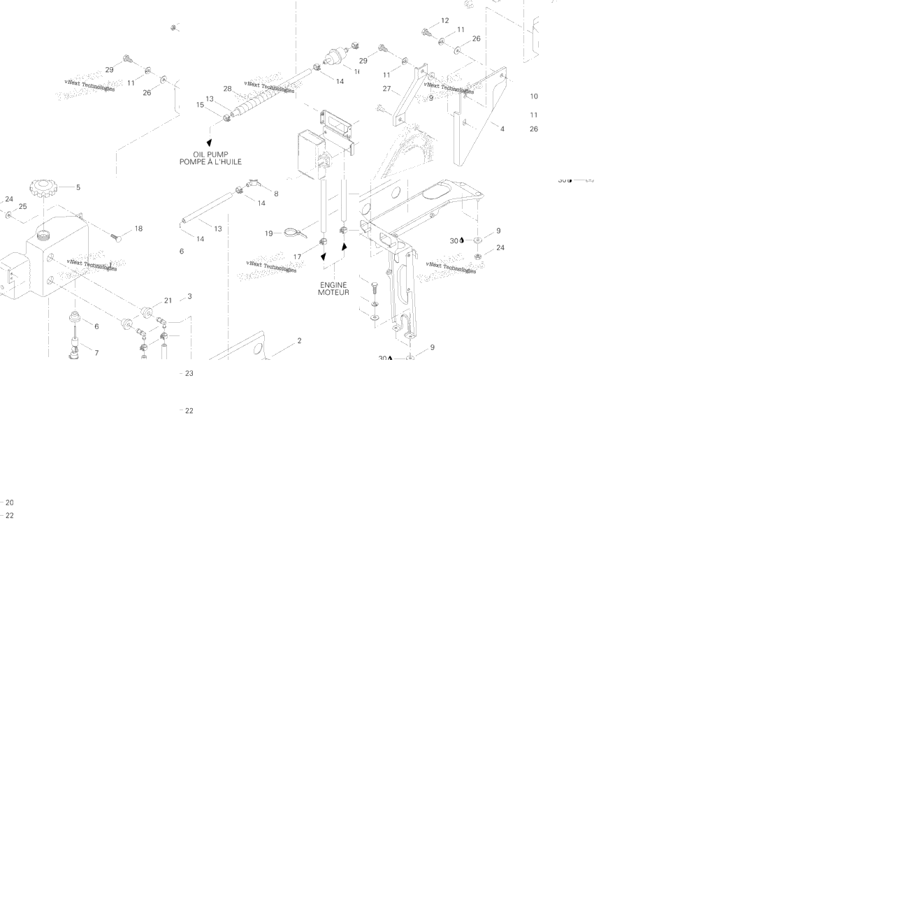 Oil Tank And Support