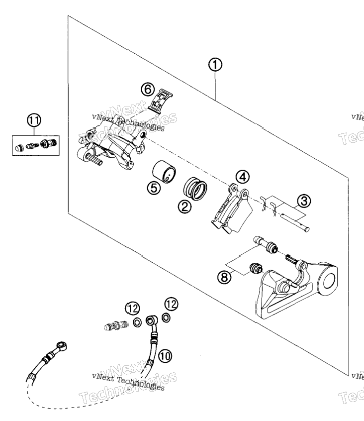 Brake Caliper Rear