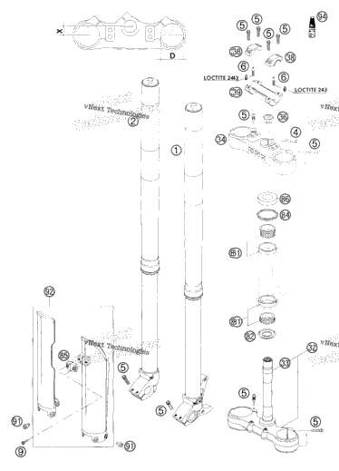 Front Fork Wp Usd 48