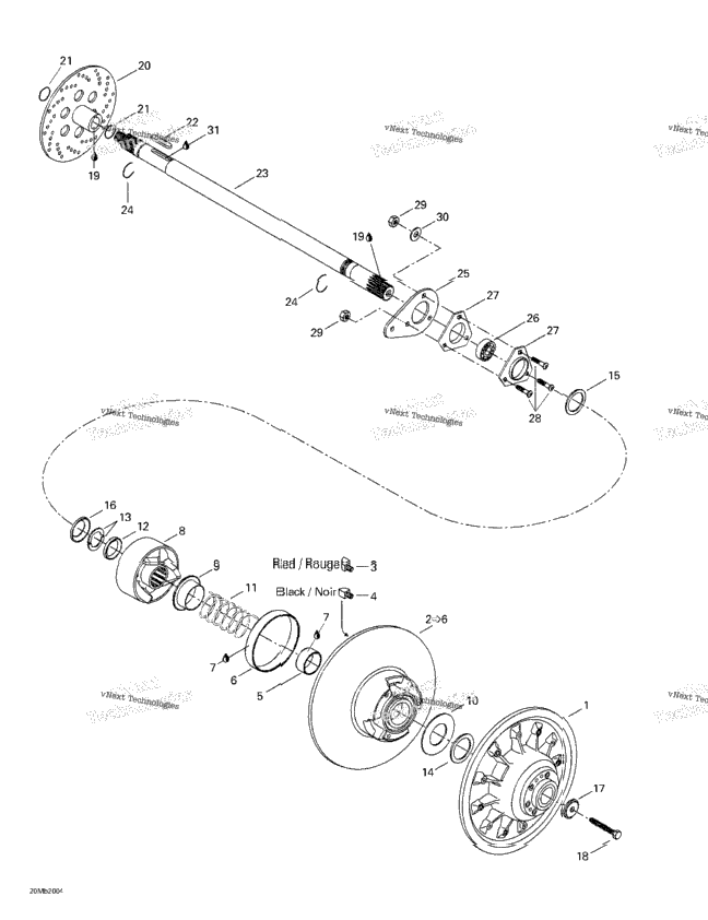 Driven Pulley