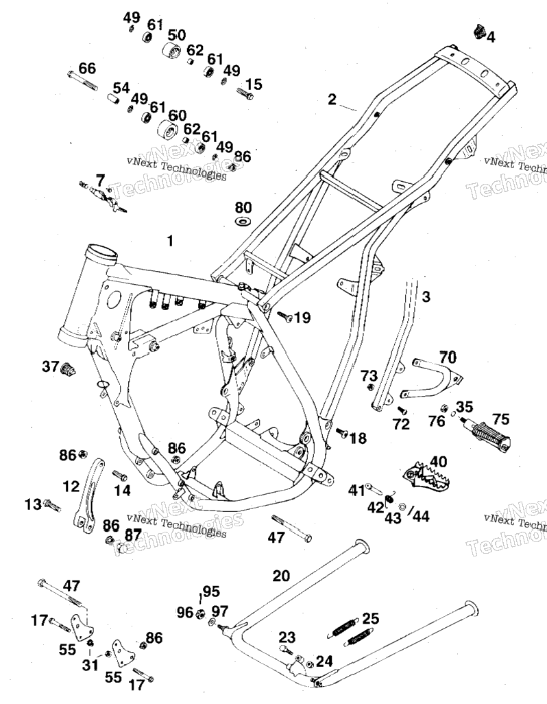 Frame, Sub Frame