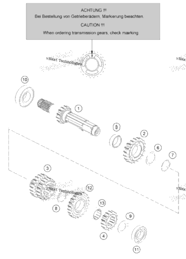 Transmission I - Main Shaft