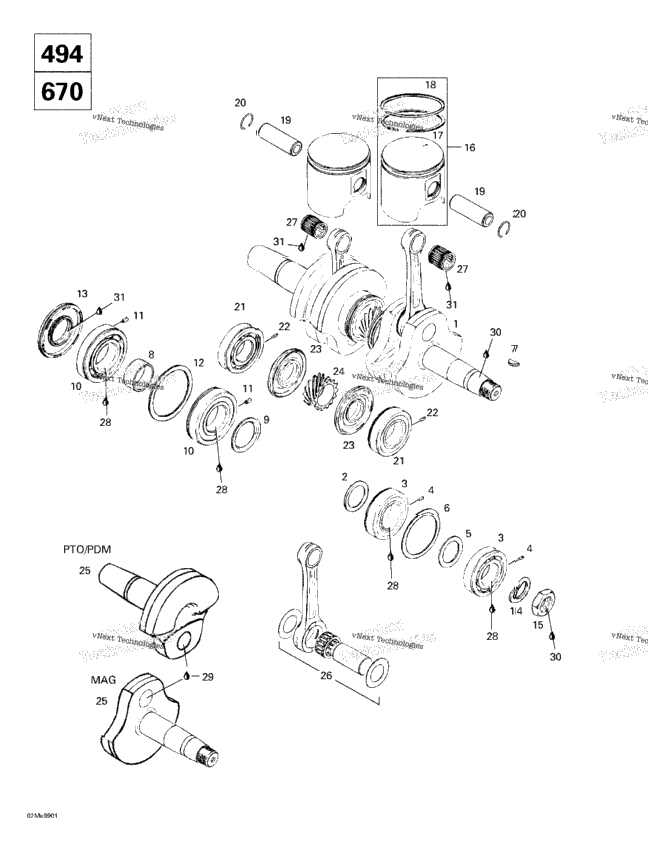 Crankshaft And Pistons (494, 670)