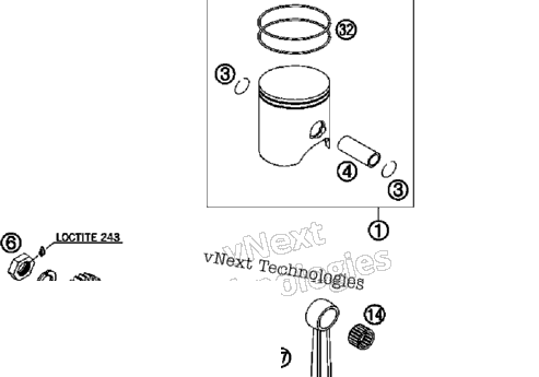 Crankshaft, Piston