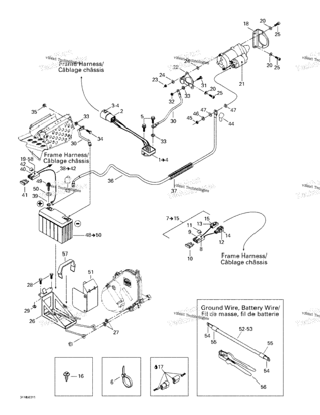 Battery And Starter