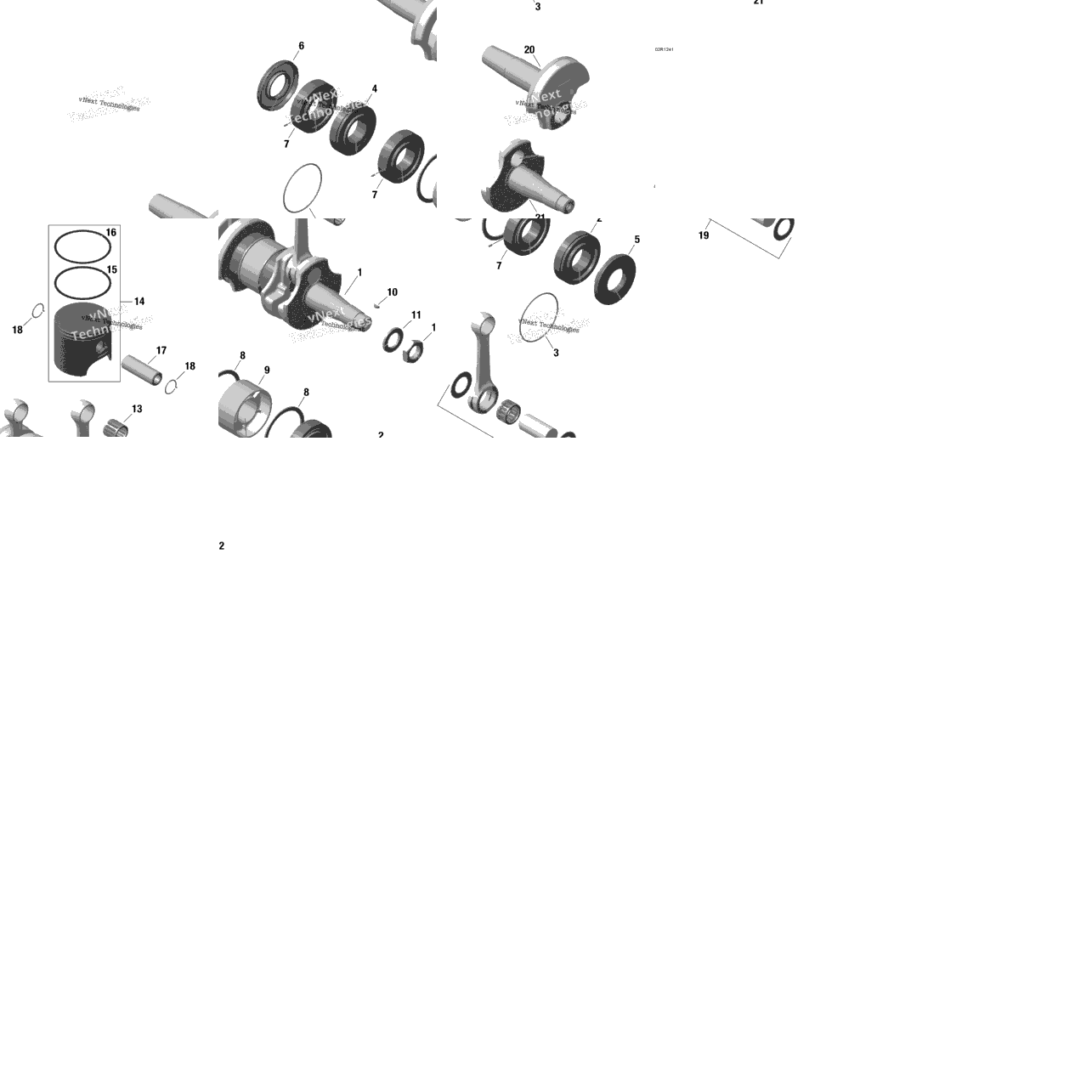 Crankshaft And Pistons
