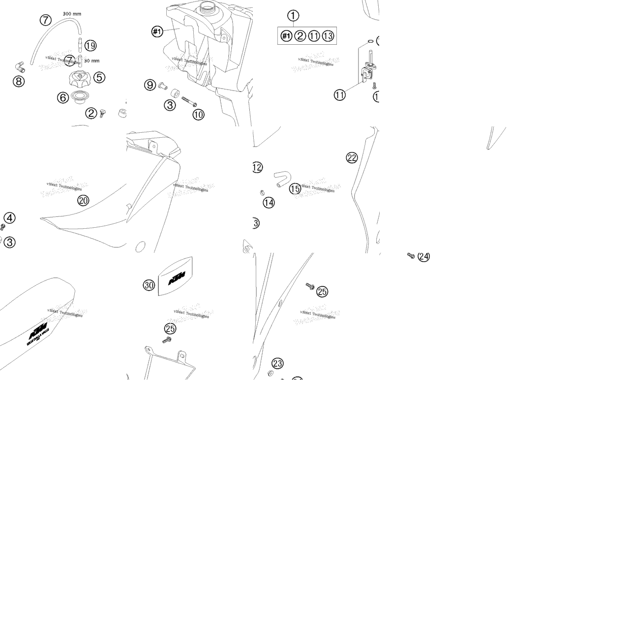 Tank, Seat, Cover