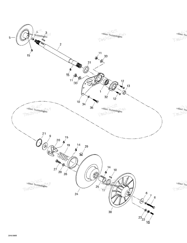 Driven Pulley