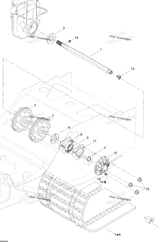 Drive System (Mx Z 550F)