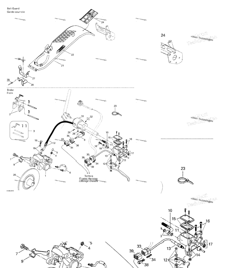 Hydraulic Brake And Belt Guard