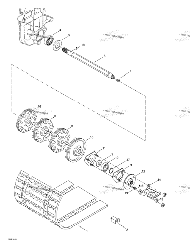 Drive Axle And Track