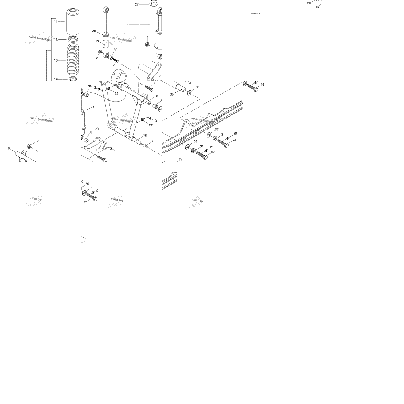 Front Arm, Rear Suspension