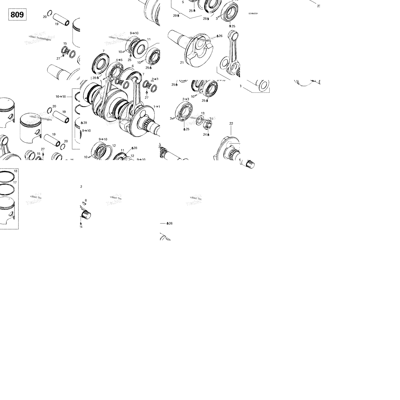 Crankshaft And Pistons