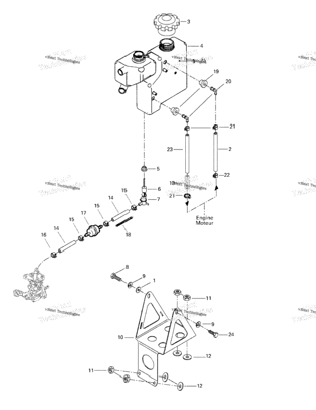 Oil Tank And Support