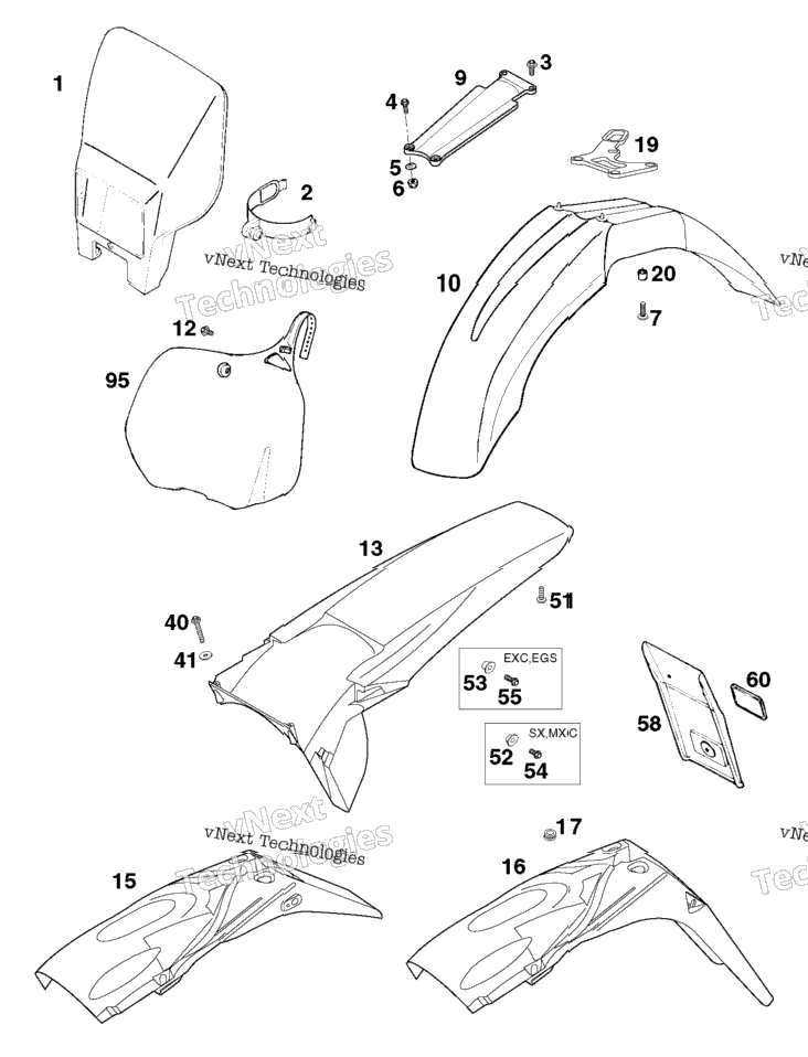 Mask, Fenders