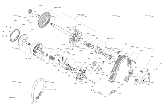 Pulley Tundra - 600 Ho Etec - Package Xtreme