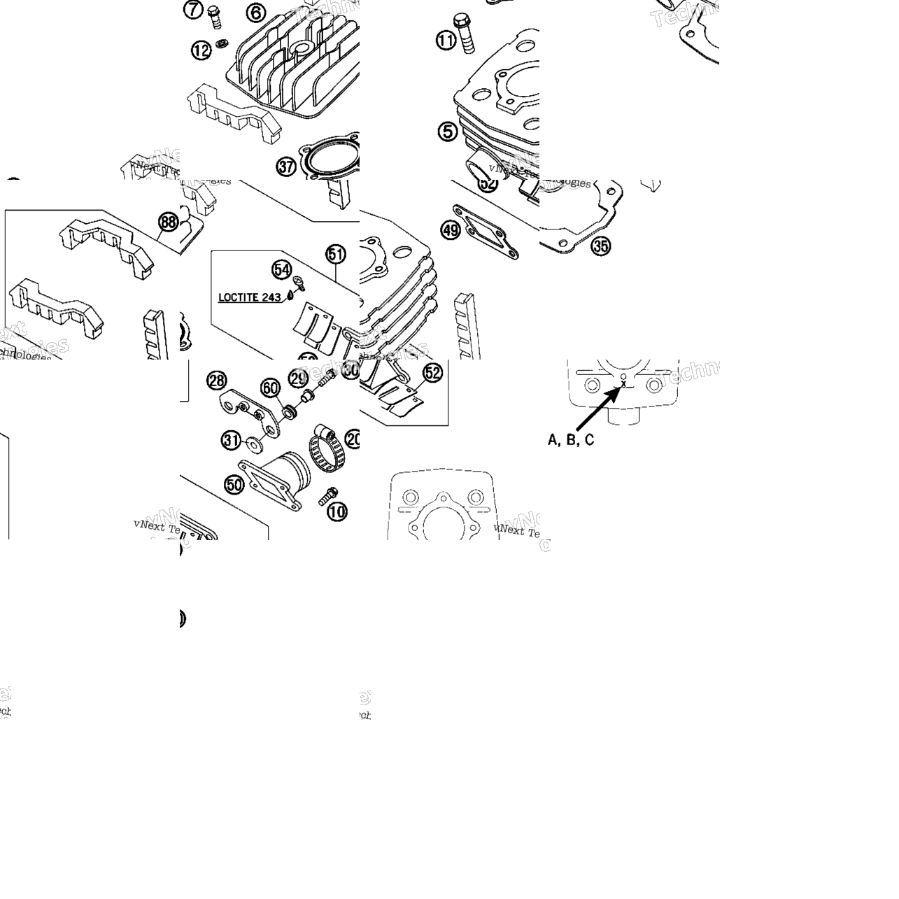 Cylinder, Cylinder Head