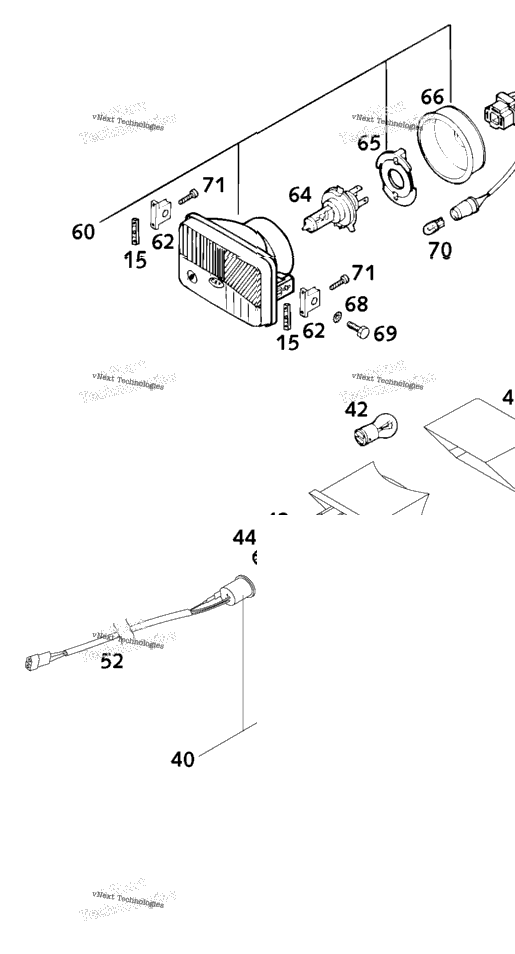 Rear Light, Head Light, Flasher