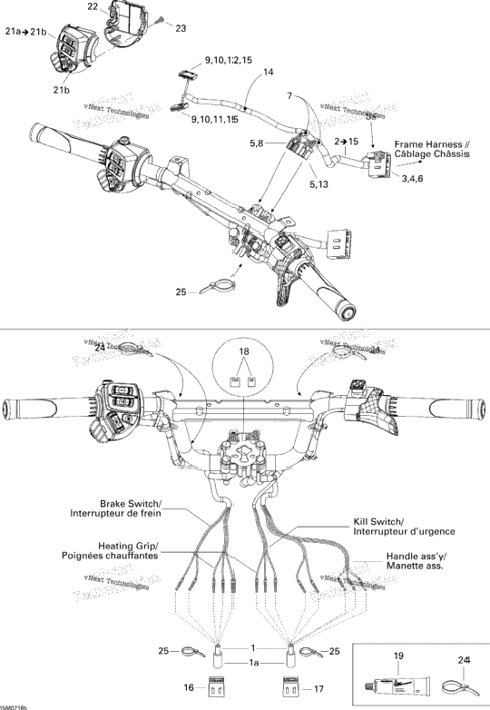 Steering Wiring Harness 550F